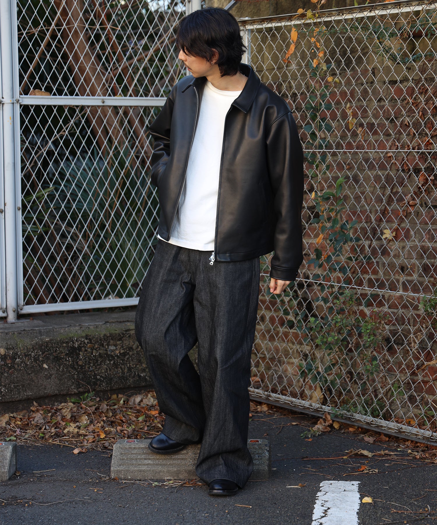 LAMB LEATHER ZIP BLOUSON | ラムレザージャケット – FIDELITY