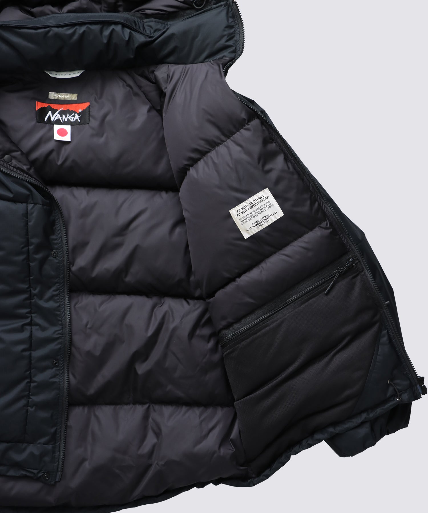 ナンガコラボダウンジャケット | NANGA x FIDELITY 3LAYER DOWN JACKET