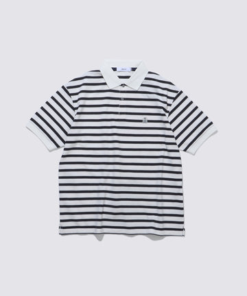 《4月下旬お届け予定》EMBLEM  BOREDER S/S POLO (Off White)