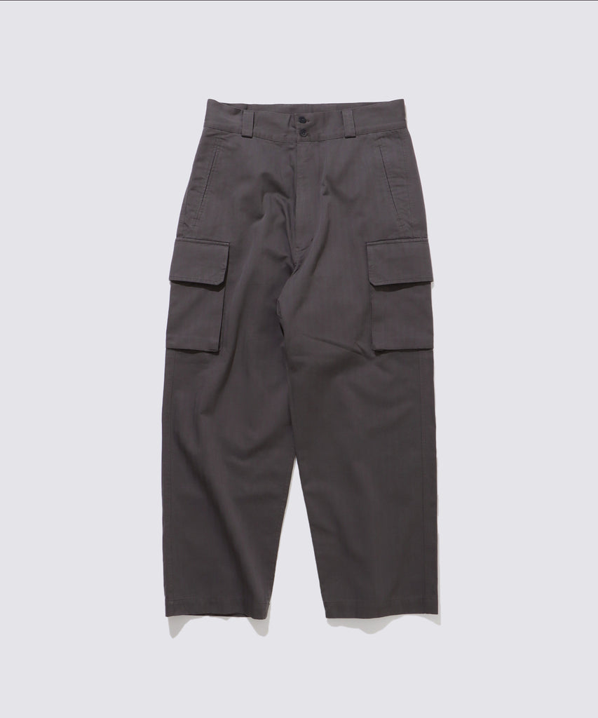 MILITARY TWILL CARGO PANTS (Charcoal)