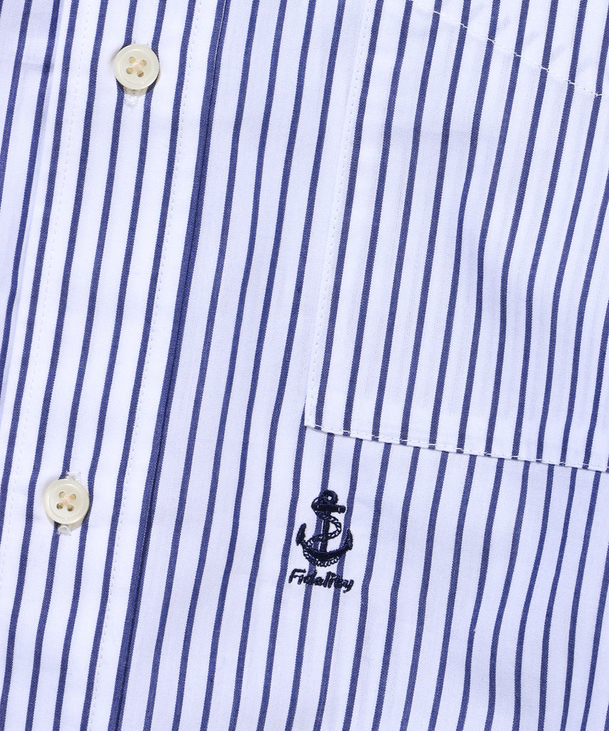 BUTTON DOWN SHIRT (Off White Stripe)