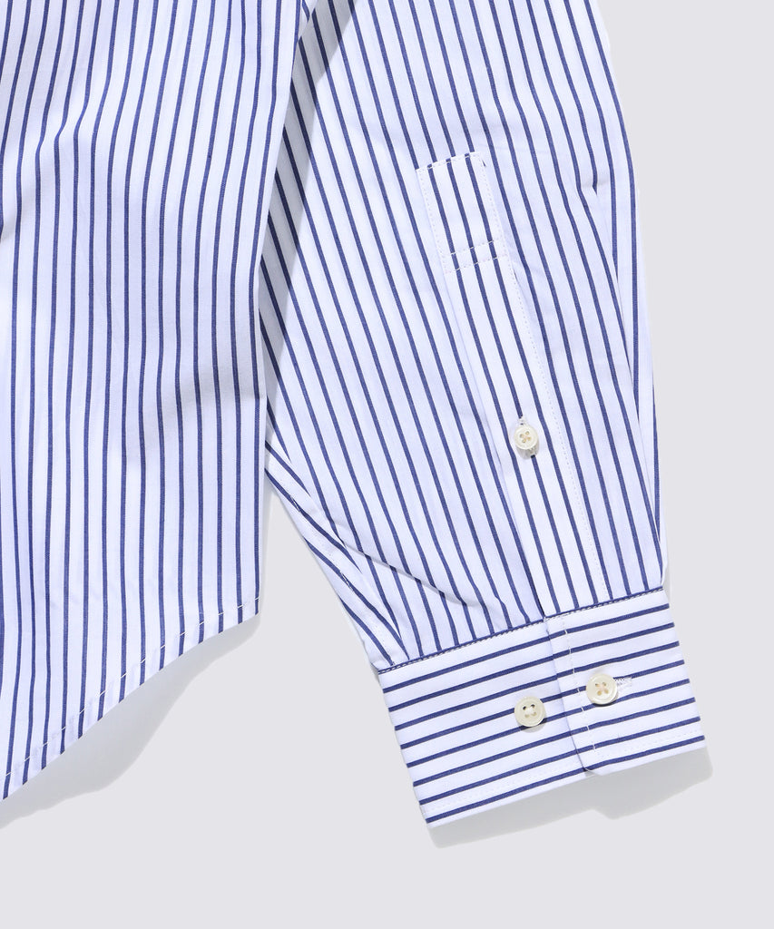 BUTTON DOWN SHIRT (Off White Stripe)