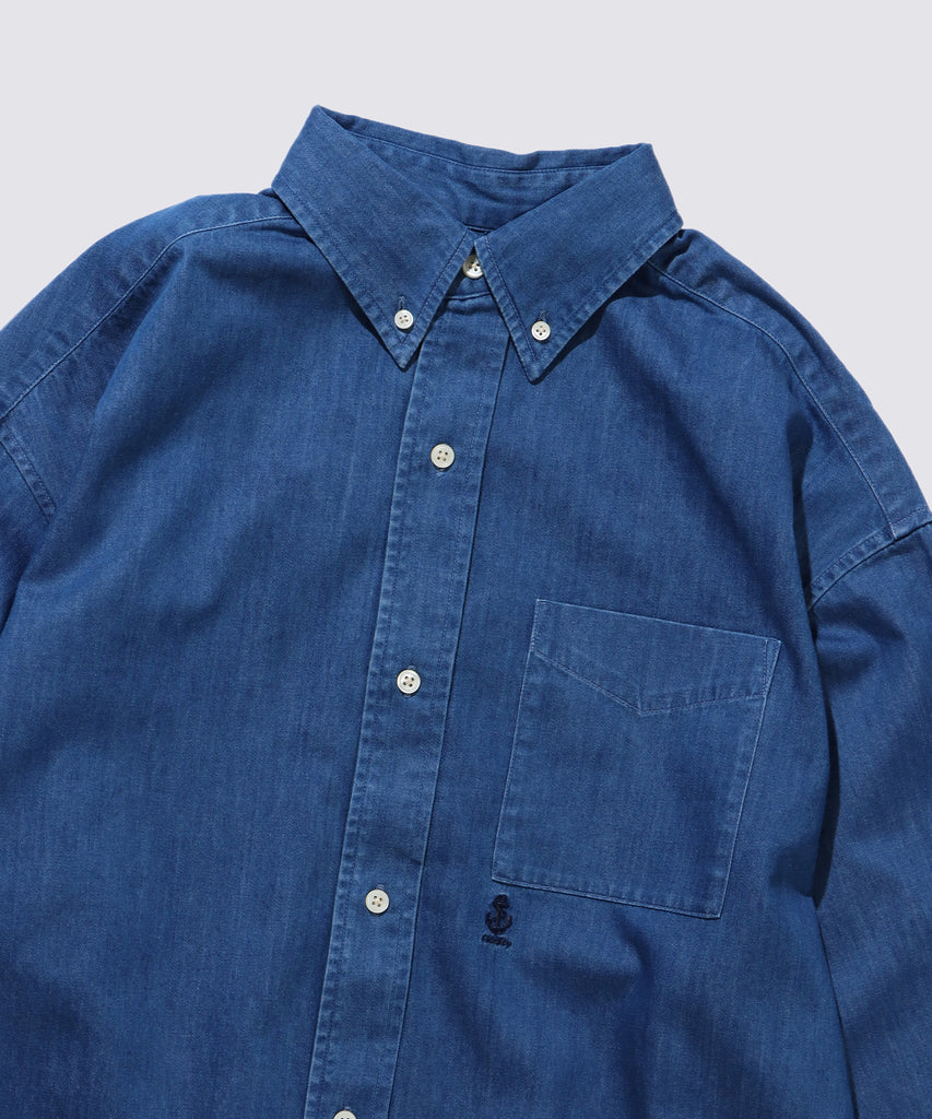 BUTTON DOWN SHIRT (Denim)